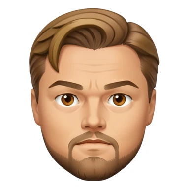Leonardo DiCaprio celebrity portrait sticker