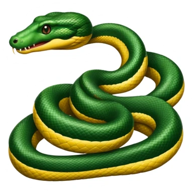 Serpente anaconda lungo sticker
