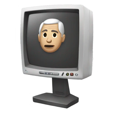 monitor with gta videogame playing sticker