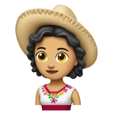 Mexican muñeca de trapo sticker