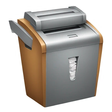 paper shredder sticker