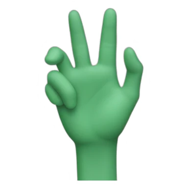 letter l in sign language sticker