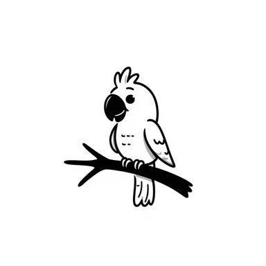 Parrot sticker