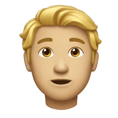 Crea un emoji que asemeje a una persona pensado sticker