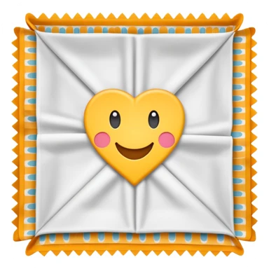 flapped patterned napkin sticker