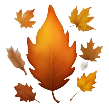 autumn vibe cadle sticker