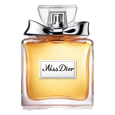 Botella de perfume miss Dior sticker