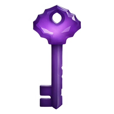 amethyst key sticker