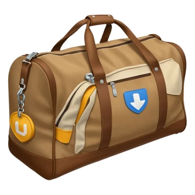 Duffel bag sticker