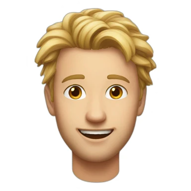 Maximilian Dahl face loving it sticker