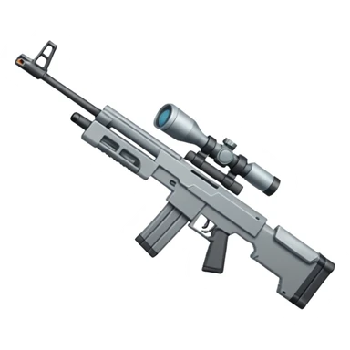 Halo sniper rifle pixel  sticker