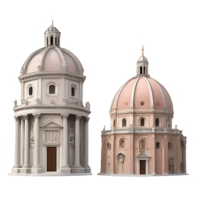 battistero e duomo di parma sticker