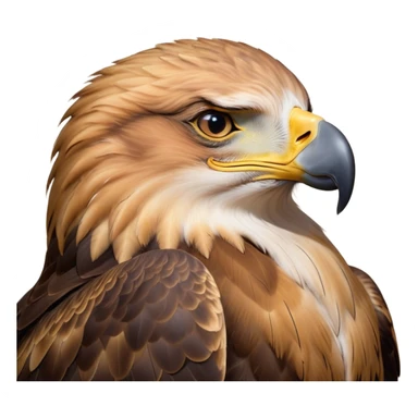 Meme-Worthy Cute Sleeping Golden Eagle Portrait Emoji, Head resting peacefully with a contented smile, showcasing a stately, broad-beaked form with eyes gently closed in serene slumber and luxuriously soft, golden plumage, Simplified yet adorably endearing features, highly detailed, glowing with a soft, drowsy amber light, high shine, relaxed and utterly lovable, stylized with an air of playful laziness, soft glowing outline, capturing the essence of a sleeping golden eagle that feels destined to become the next viral icon of adorable rest! sticker