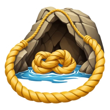 long Rope to explore cave sticker