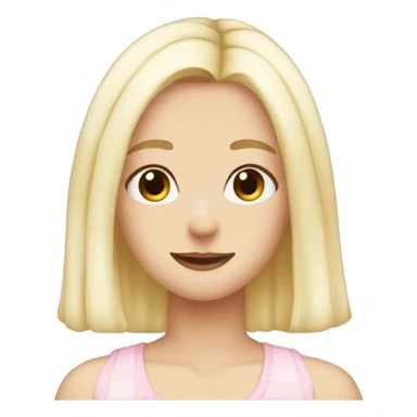 vanilla girl aesthetics emoji sticker