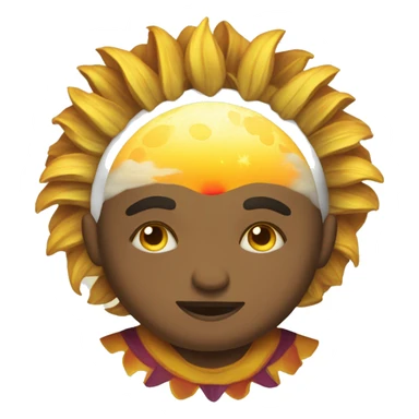 El sol y la luna juntos sticker