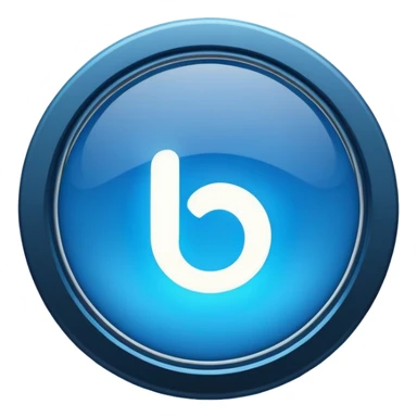 The round blue sign on the night building  sticker