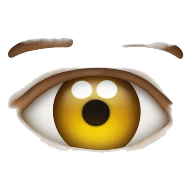 Eye twitching face sticker