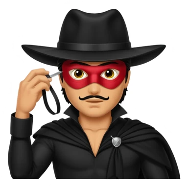 Zorro animal  quítale la máscara  sticker