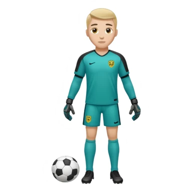 soccer goalkeeper full body sticker