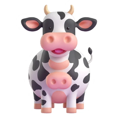 Cow sticker