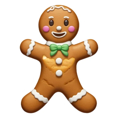 Gingerbread stylized sticker