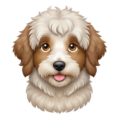 Tan aussiedoodle  sticker