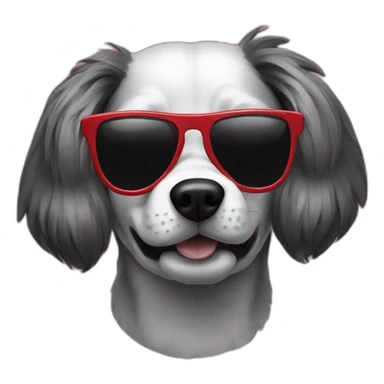 dog-cocacola-mohawk-darkglasses sticker