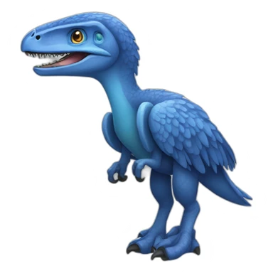 vélociraptor blue jurassique World sticker