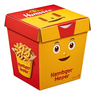 hamburger helper boxs sticker