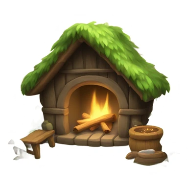 cosy forest sticker