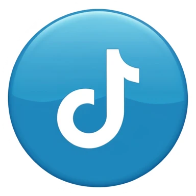 Tiktok mavi tik sticker