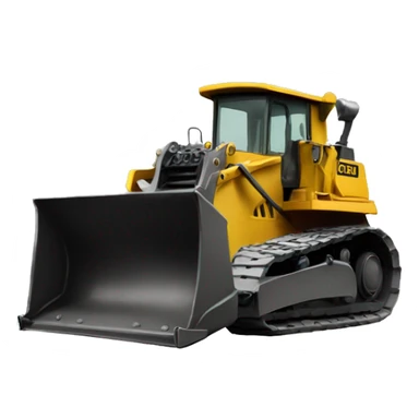 Bulldozer with megaphone  sticker