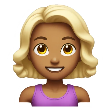 Strong muscle girl sticker