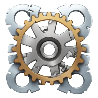 broken Gear 5th sticker