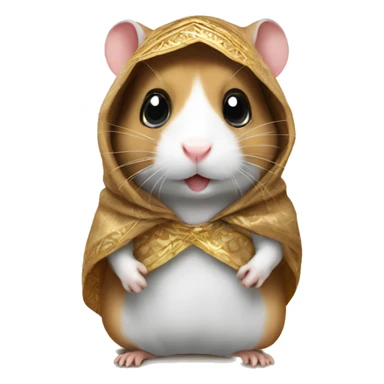 Arab costume hamster sticker