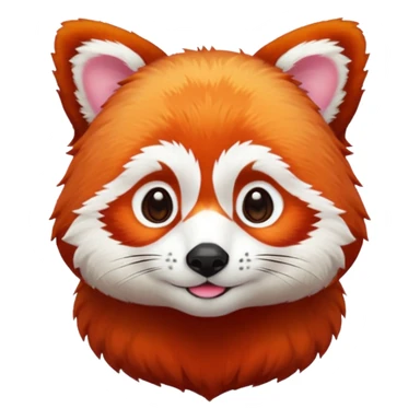 red panda emoji sticker