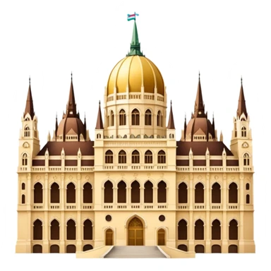 Budapest parliament emoji more aesthetic  sticker
