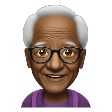 Desmond Tutu in a tutu sticker