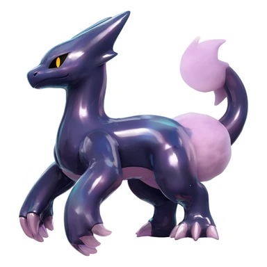 Shiny Oily Glossy Yveltal-Scyther-Darkrai-Lunala-fusion sticker