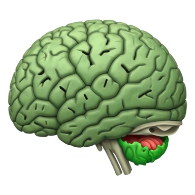 rotting brain, add some green mould sticker