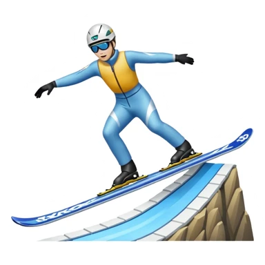 chce motikona skoczka z gry deluxe ski jump 2 takiego pixelowego jak w grze sticker