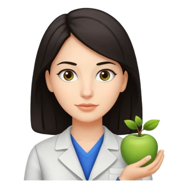 Young, beautiful, dark-haired high school biology teacher sticker