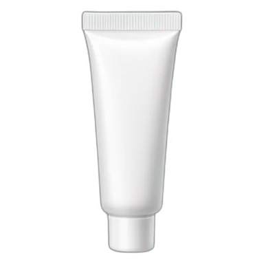 ointment tube cream white sticker