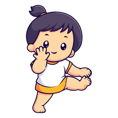 girl scratch and sniff sticker