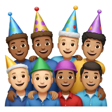 group of men sticker