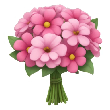pink bouquet sticker