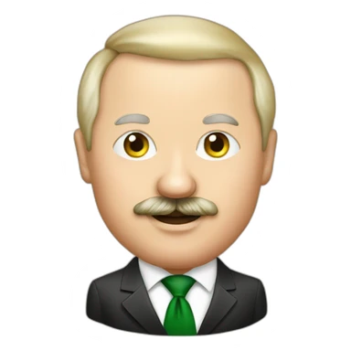 Lukashenko with potato  sticker