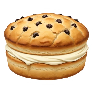 just one scone, no layers in the middle sticker