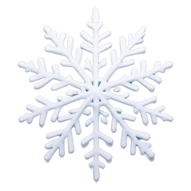 aesthetic snowflake sticker